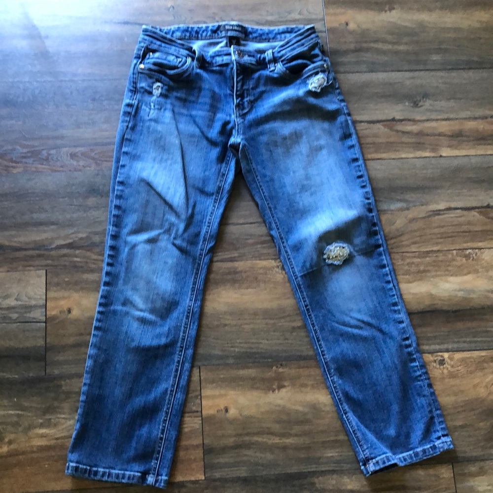 WHBM denim crop jeans
